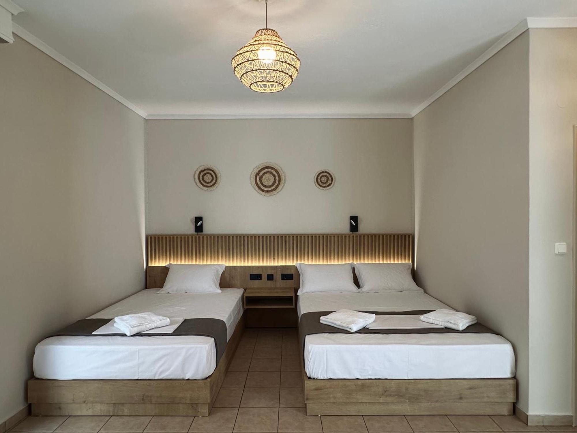 Anna Rooms Nea Vrasna Bagian luar foto