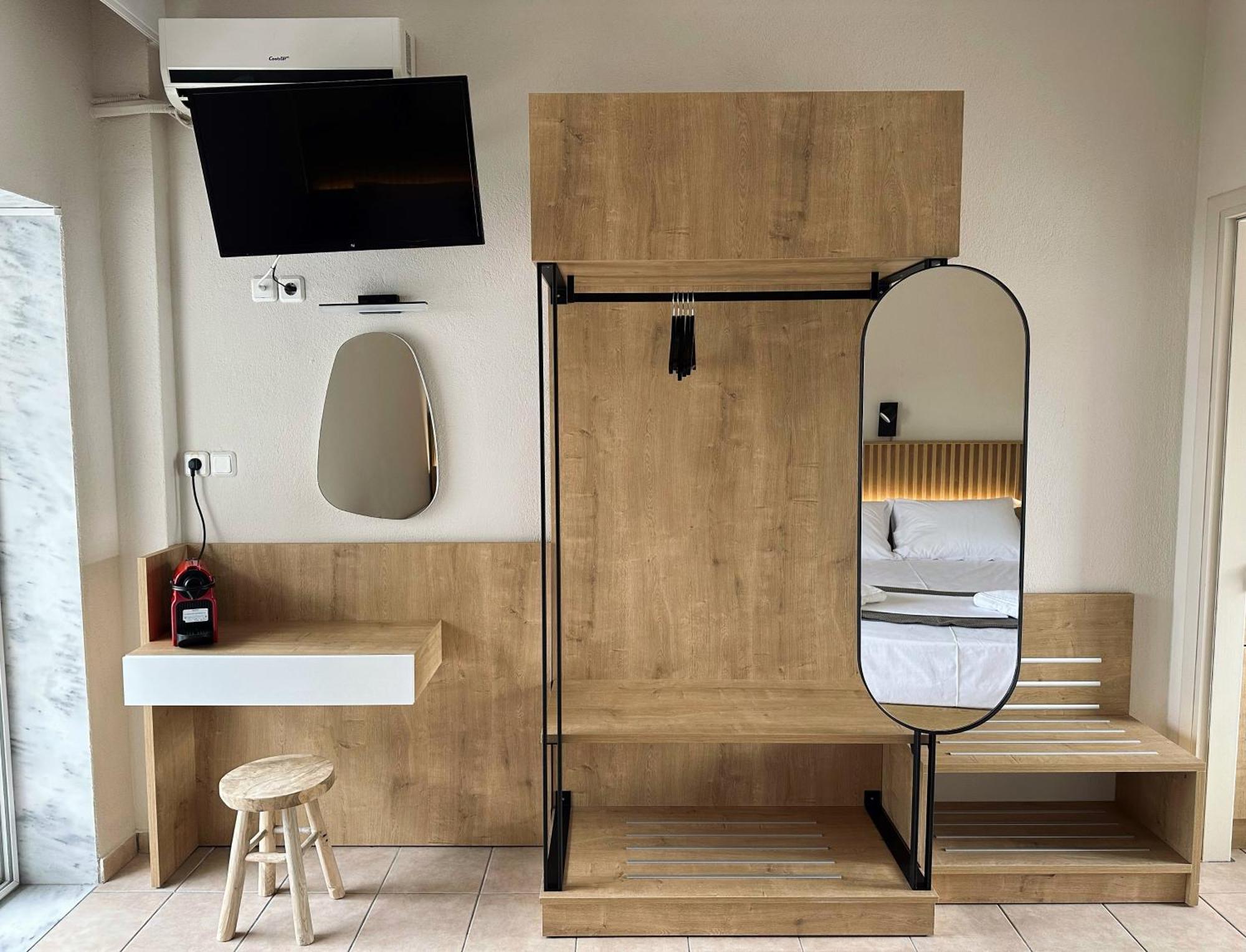 Anna Rooms Nea Vrasna Bagian luar foto