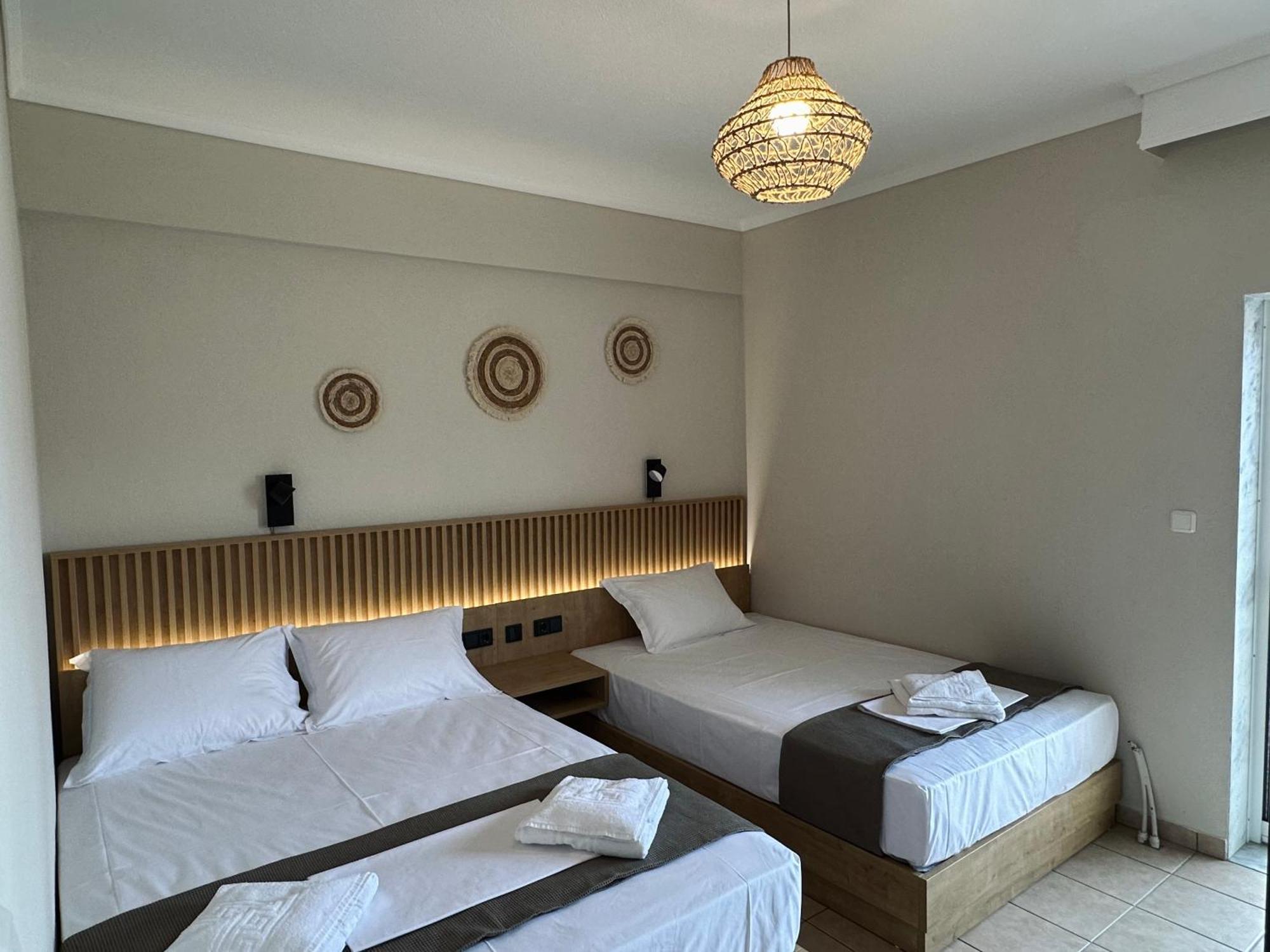 Anna Rooms Nea Vrasna Bagian luar foto