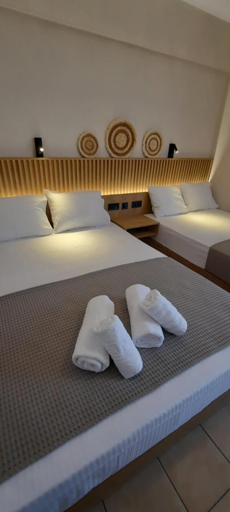 Anna Rooms Nea Vrasna Bagian luar foto
